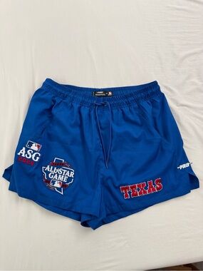 MLB Baseball All-Star Game Royal Blue Athletic Shorts with Red/White Logo XL